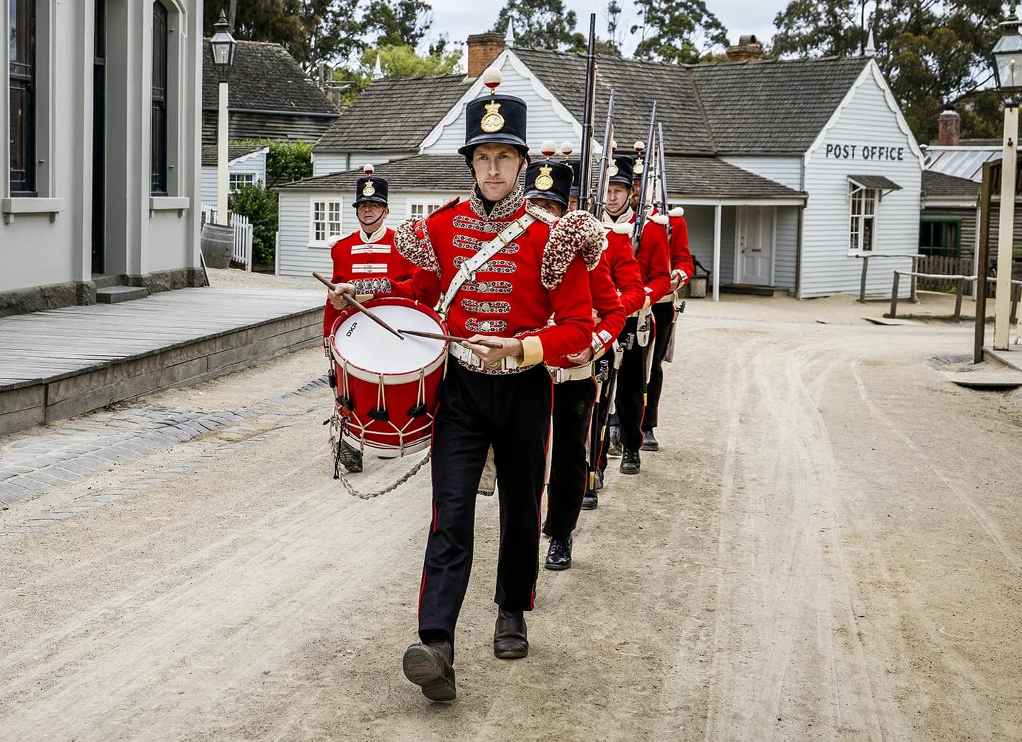 Red Coat Soldiers