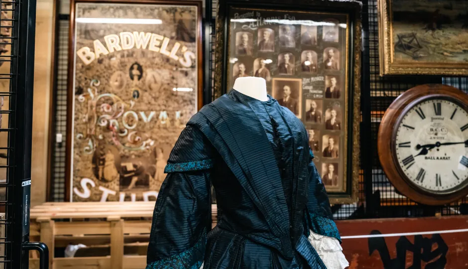 Mannequin with a dress