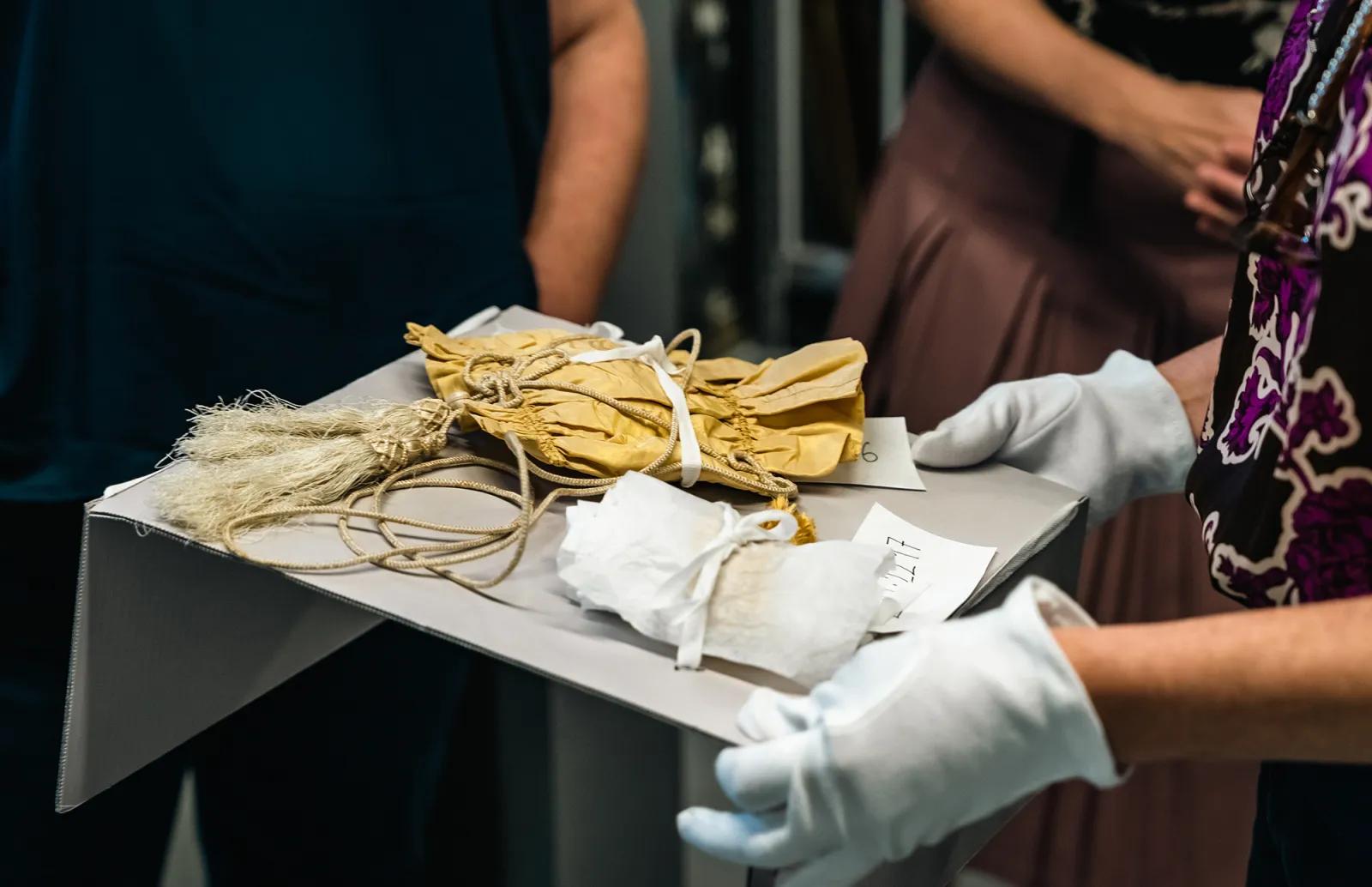 Items from gold rush collection on display